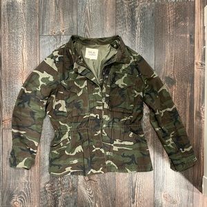 Camo utility jacket.